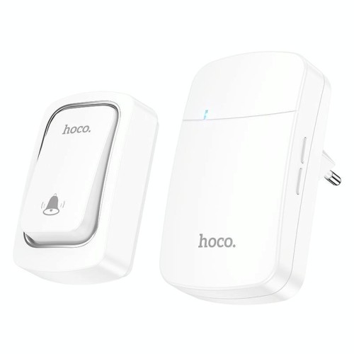 Campanello wireless autoalimentato hoco HI26 Home, tipo di spina: spina UE (bianco)