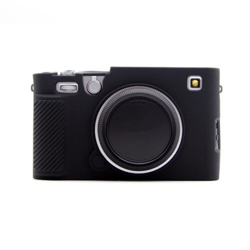 Custodia protettiva in silicone lucida per fotocamera FUJIFILM X-E5 (beige)