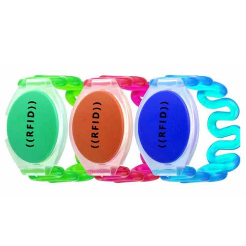 Braccialetti RFID in silicone impermeabile NFC con chip IC CS01