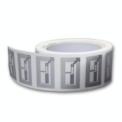 Etichette adesive NFC con chip Fudan F08, etichette HF RFID, dimensioni: 40x25 mm, carta patinata