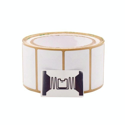 Etichette adesive NFC con chip NTAG213, etichette RFID UHF con inserto bagnato, dimensioni: 53x33 mm