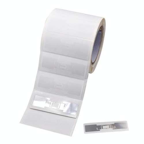 Etichette adesive NFC con chip NTAG213, etichette RFID UHF con inserto bagnato, dimensioni: 98x27 mm