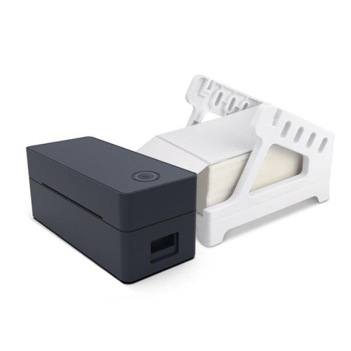 Stampante termica per etichette e codici a barre POS-9260 con supporto, spina: spina USA (nera)