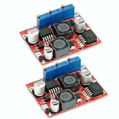 Modulo di carica a tensione costante a corrente costante con buck-boost automatico CC da 2 pezzi, chip LM2596 XL6019
