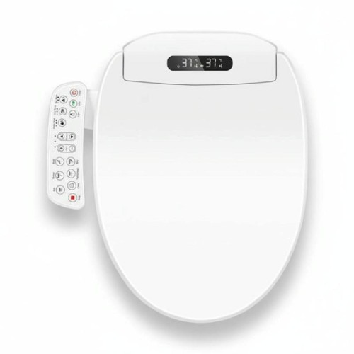 Sedile WC intelligente con controllo del bracciolo, riscaldamento istantaneo, asciugatrice ad aria calda, ugello autopulente, luce notturna a LED, specifiche: spina USA tipo corto