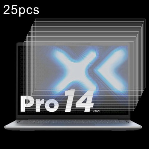 Per Lenovo XiaoXin Pro 14 2025 25 pezzi Pellicola in vetro temperato anti-luce blu 9H Privacy