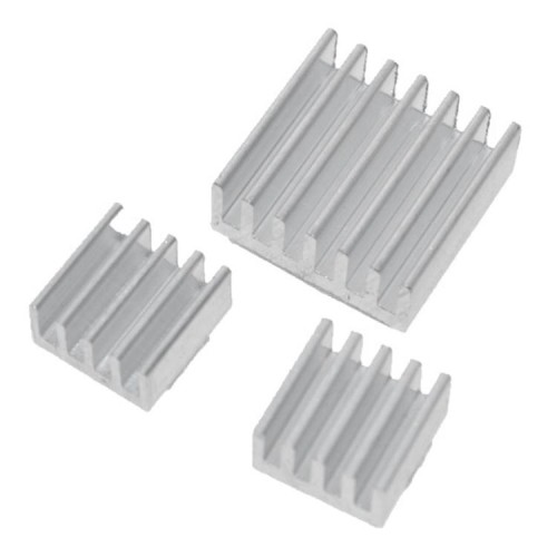 Spessori per dissipatore di calore in alluminio per dissipatore di calore 3 in 1 per Raspberry Pi 3/2