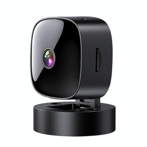 Mini telecamera WiFi intelligente con visione notturna a infrarossi HD S1 Home (nera)