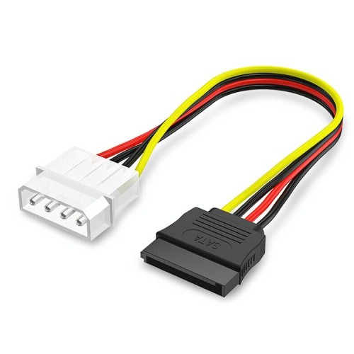 Cavo di alimentazione da IDE a 4 pin a Serial ATA SATA (15 cm), materiale: Al + Mg