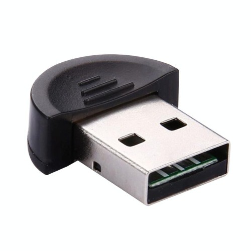 Dongle USB Bluetooth senza driver (adattatore) con chip CSR, plug & play (nero)