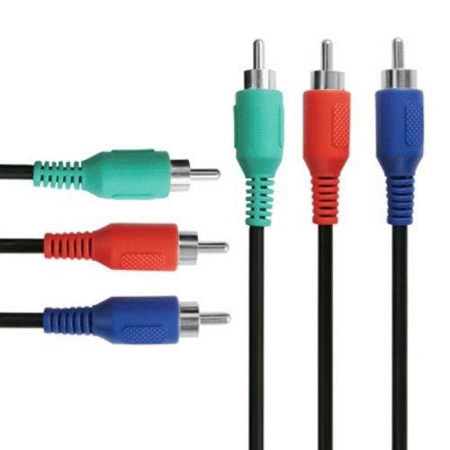 Cavo da AV 3 RGB maschio a 3 RGB maschio, lunghezza: 1,5 m