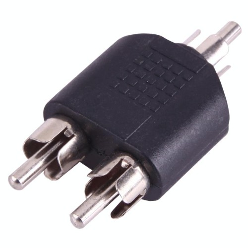 Adattatore RCA maschio a 2 RCA maschio