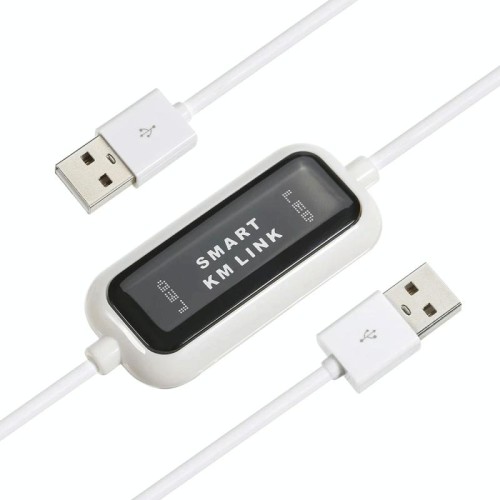 Cavo di collegamento Smart KM USB 2.0 ad alta velocità, condivisione da tastiera e mouse da PC a PC, plug and play, lunghezza: 165 cm