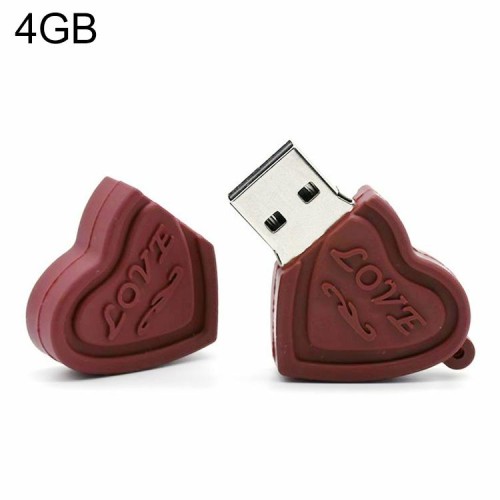 Disco flash USB da 4 GB stile Dual Hearts