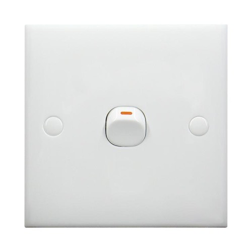 Interruttore elettrico a muro (dimensioni: 86 x 86 mm)