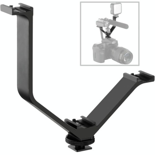 Staffa a V per pattino triplo da 12,5 cm (nero)