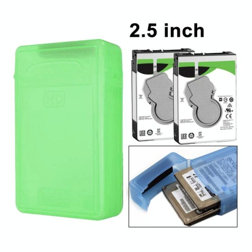 Serbatoio di memoria HDD da 2,5 pollici, supporto 2x HDD IDE / SATA da 2,5 pollici (grigio)