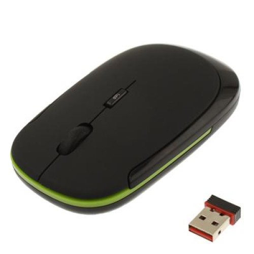Mouse ultrasottile wireless a 2,4 GHz (nero)