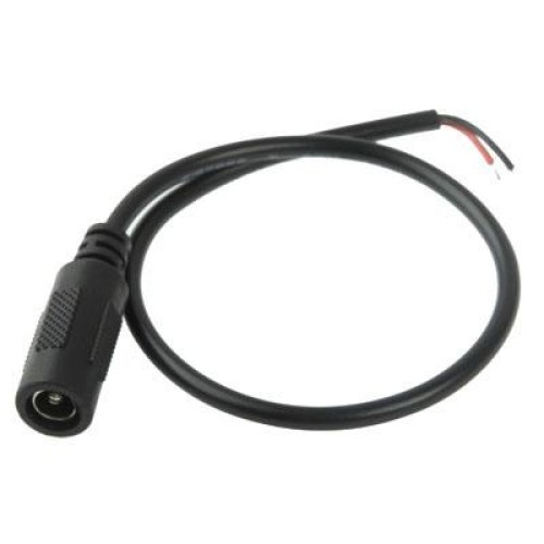 Cavo di alimentazione CC femmina da 5,5 x 2,1 mm per adattatore per laptop, lunghezza: 30 cm