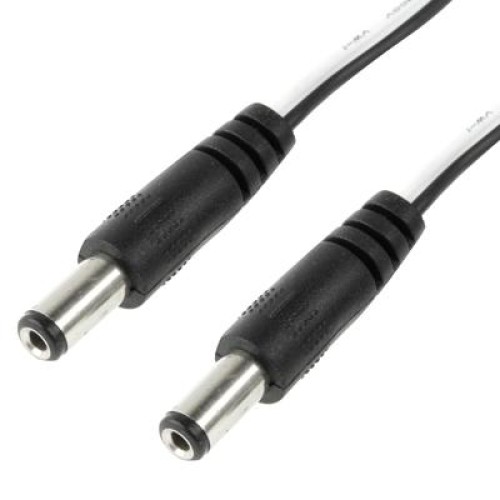 Cavo di alimentazione universale maschio CC da 5,5 x 2,1 mm, lunghezza: 0,5 m