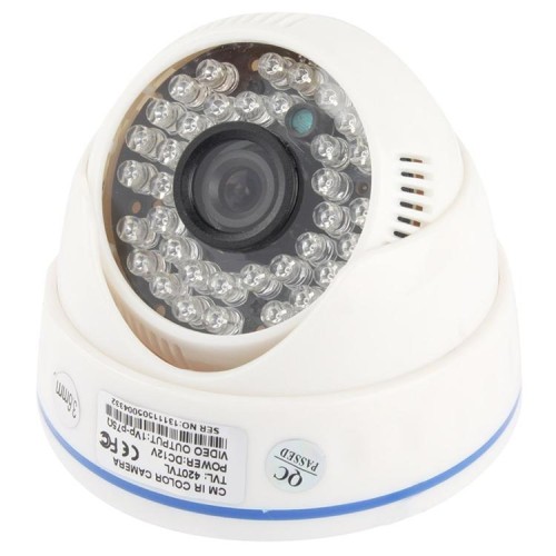 CMOS 420TVL Obiettivo 3,6 mm Materiale ABS Telecamera a infrarossi a colori con 36 LED, Distanza IR: 20 m