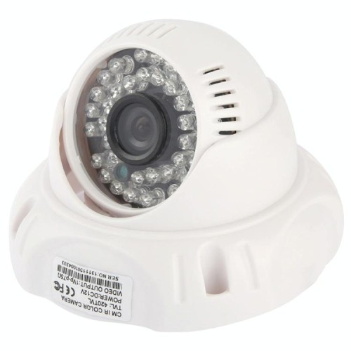 CMOS 420TVL Obiettivo 3,6 mm Materiale ABS Telecamera a infrarossi a colori con 36 LED, Distanza IR: 20 m