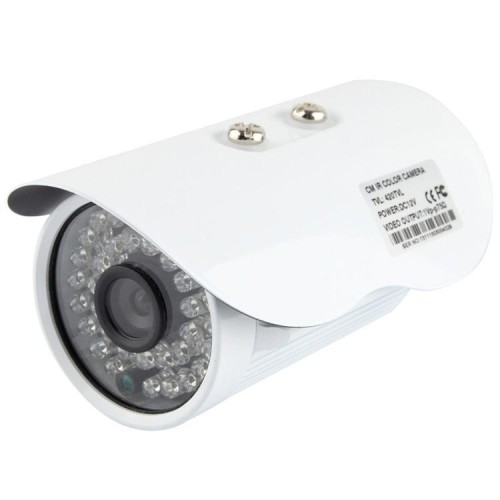 Telecamera a infrarossi CMOS 420TVL con lente da 6 mm in metallo a colori con 36 LED, distanza IR: 20 m