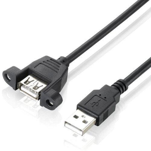Cavo da pannello USB 2.0 AM ad AF, lunghezza: 90 cm