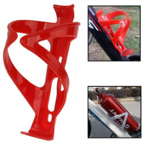 Supporto per staffa portabottiglie portabottiglie portabottiglie in plastica ad alta resistenza portatile per bicicletta (nero)