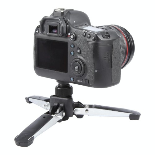 Base di supporto monopiede universale da 1/4 di pollice con tre piedini per fotocamera e videocamera