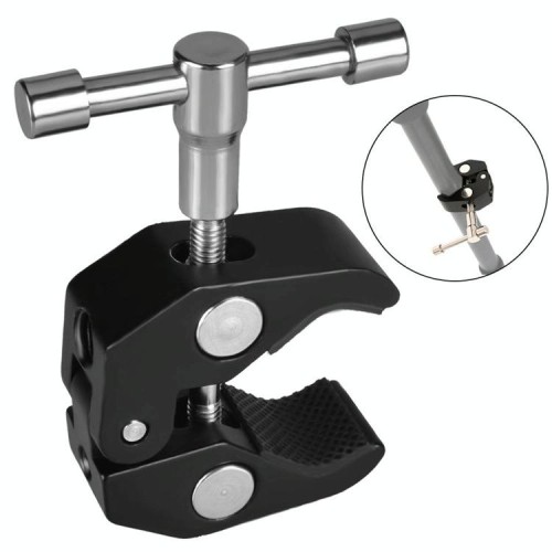 Slider Magic Mount Backhoes Large Claws Clip per fotocamere SLR (nero)