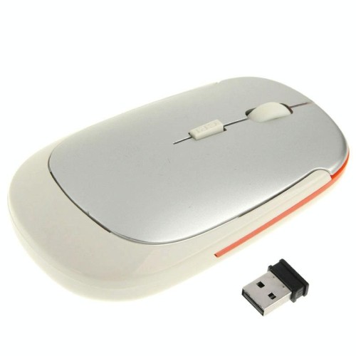 Mouse ultrasottile wireless a 2,4 GHz (argento)