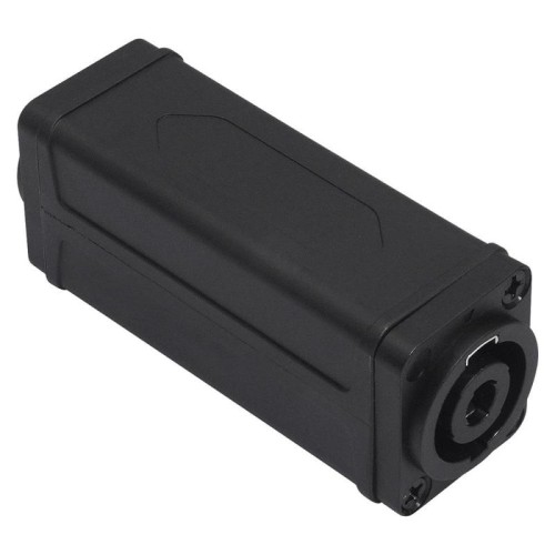 Adattatore per connettore altoparlante Speakon femmina-femmina NL4FC (nero)