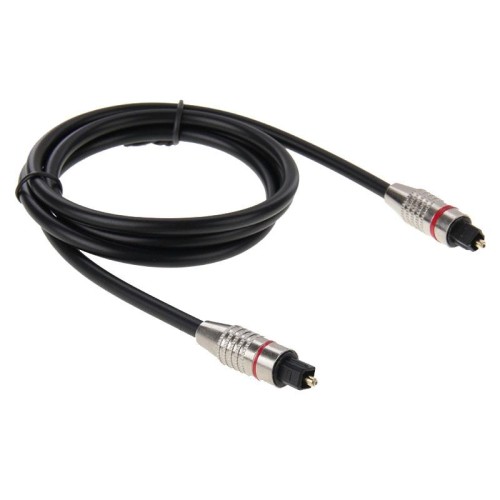 Cavo audio digitale in fibra ottica Toslink da M a M, OD: 5,0 mm, Lunghezza: 1 m