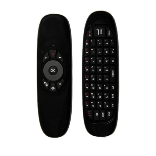 C120 T10 Fly Air Mouse Telecomando con tastiera wireless ricaricabile a 2,4 GHz per Android TV Box / PC