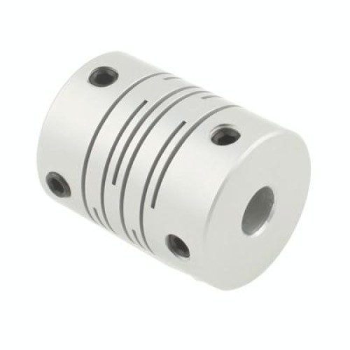 Accoppiatore di accoppiamento flessibile motore CNC Stepper (6x10mm) (argento)