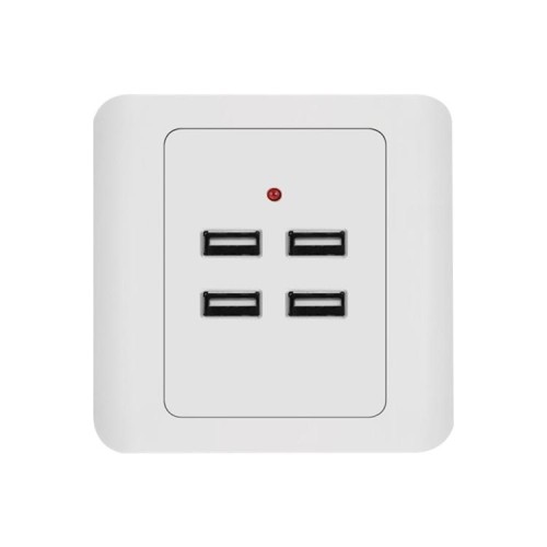 5V 3.1A 4 porte USB Caricabatteria da muro Adattatore Dock Station Presa Pannello di alimentazione, ingresso 36V