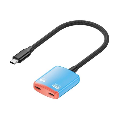 Convertitore AR completo 2 in 1 da Type-C a Dual Type-C (nero e bianco)