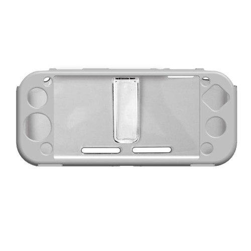 Custodia protettiva completa per PC per console di gioco Nintendo Switch Lite (grigio argento)