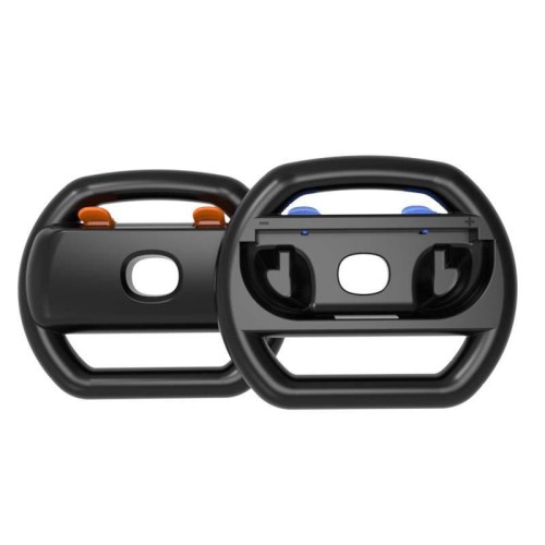 Per Nintendo Switch 2 Joy-Con 1 paio iPlay HBS-2813 Controller Racing Volante Semplice (黑色)