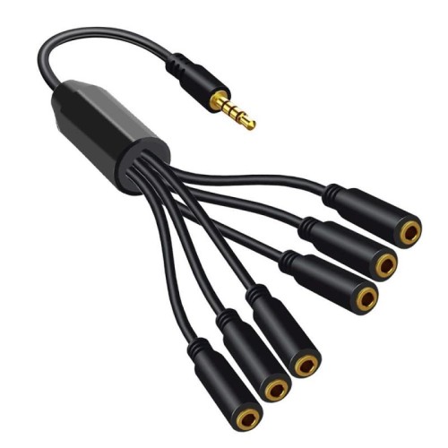 Cavo adattatore AUX per cuffie per laptop da 3,5 mm, specifiche: da 1 a 6