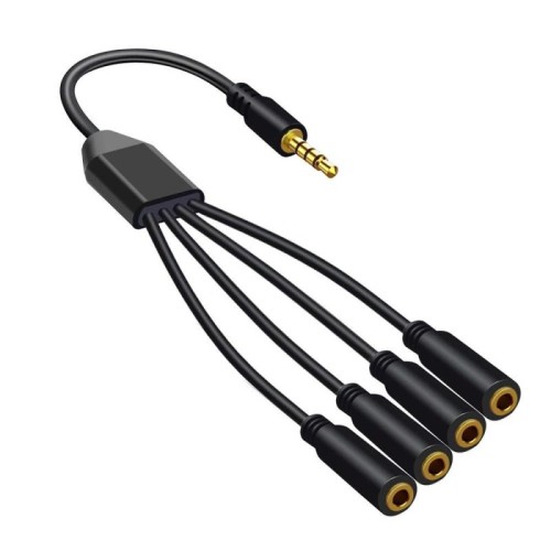 Cavo adattatore AUX per cuffie per laptop da 3,5 mm, specifiche: da 1 a 4