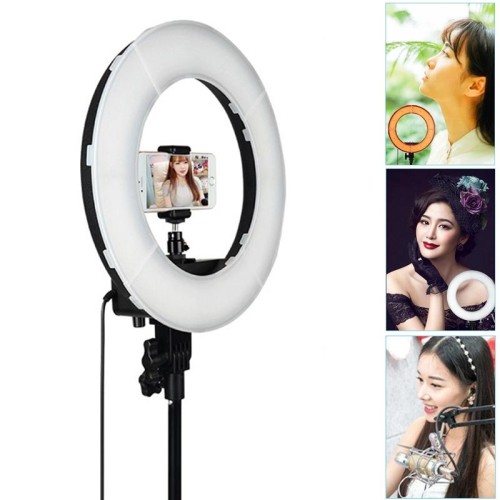 Luce di riempimento ad anello LED con autoscatto da 12 pollici per fotografia di ancoraggio