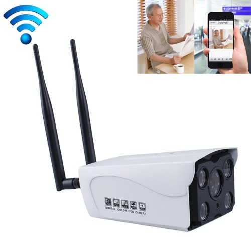 J-02130 Telecamera IP WiFi Smart Wireless Dual Antenna 1.3MP, supporto visione notturna a infrarossi e scheda TF (64 GB max)