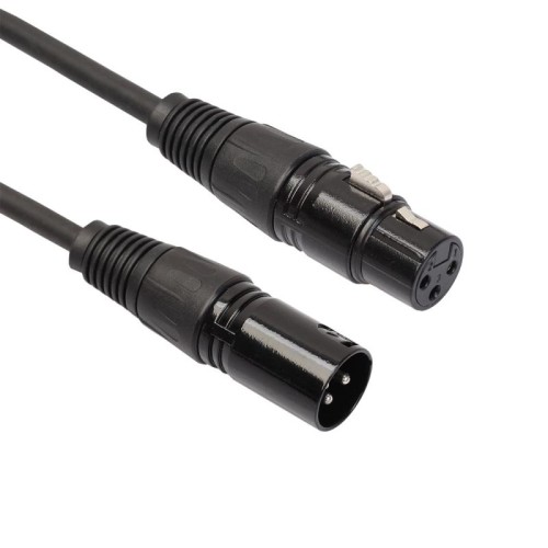 Cavo audio per microfono da 5 m a 3 pin da XLR maschio a XLR femmina