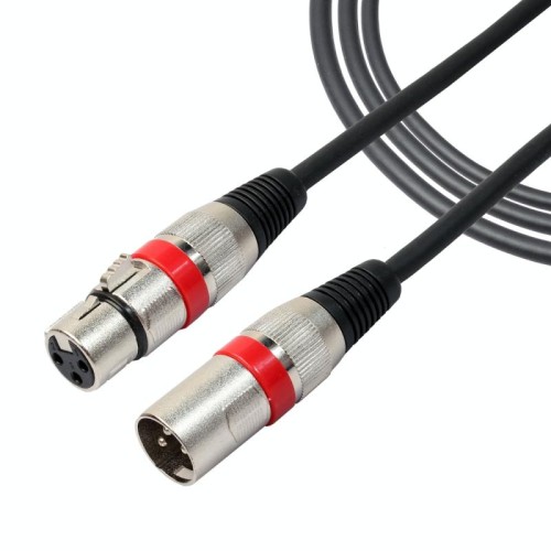 Cavo audio per microfono da 1 m a 3 pin da XLR maschio a XLR femmina