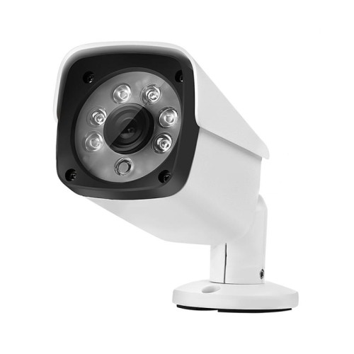 633H2 / IP 3.6mm Obiettivo 2MP Full HD 1080P Telecamera di sicurezza per esterni IP66 Telecamera di sorveglianza bullet impermeabile con funzione di visione notturna da 20 metri (bianca)