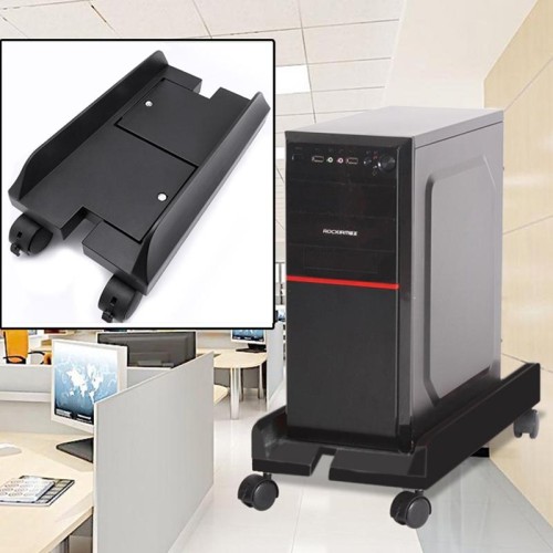 Staffa regolabile host computer mainframe con ruota, taglia: S (bianco)