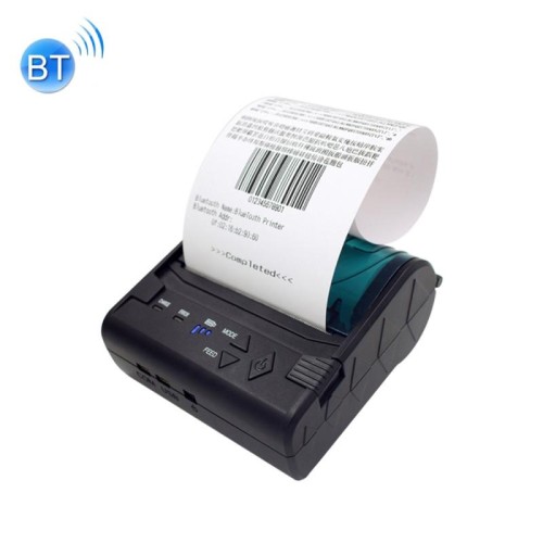 Stampante di biglietti Bluetooth termica portatile POS-8003 ， Dimensioni massime carta termica supportate ： 80x50mm