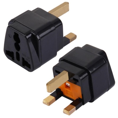WD-7S Adattatore portatile universale da spina a spina del Regno Unito Presa di corrente Convertitore da viaggio con fusibile